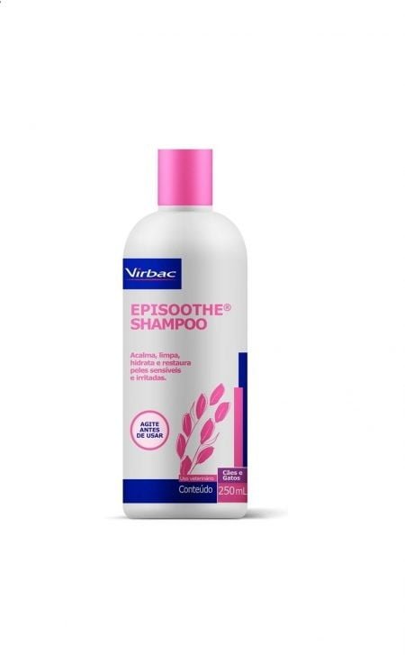 Shampoo Episoothe P/ Cães E Gatos 250ml - Virbac