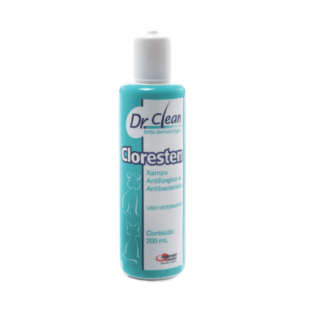 Shampoo Antibacteriano Cloresten Dr Clean 200ml