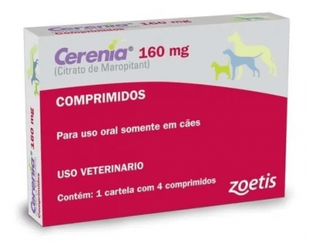 Remédio Antiemético Cerenia 160 mg com 4 Comprimidos Zoetis
