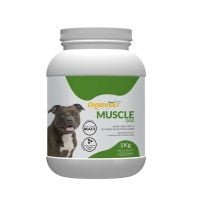 Muscle Dog 1 kg Suplemento Muscular - Cães submetidos a exercícios físicos mais intensos - Organnact